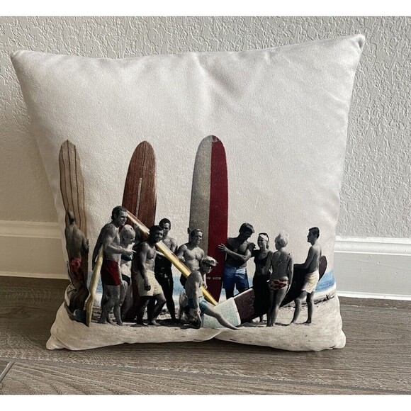 Coast & Valley pillow surfers beach summer Accent Made In France - Picture 1 of 7